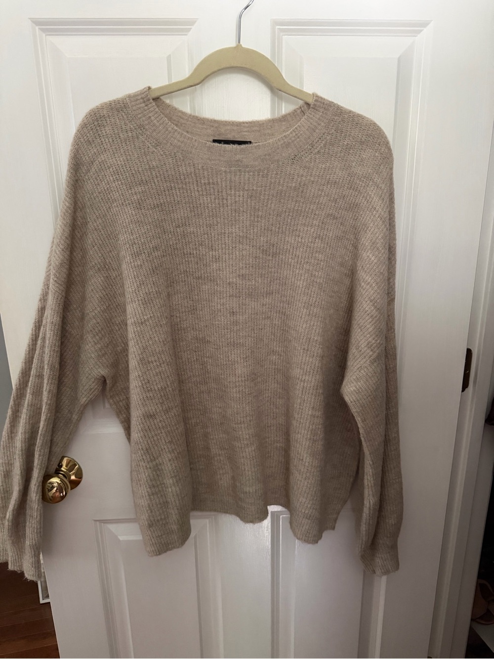 Crewneck Sweater in Beige